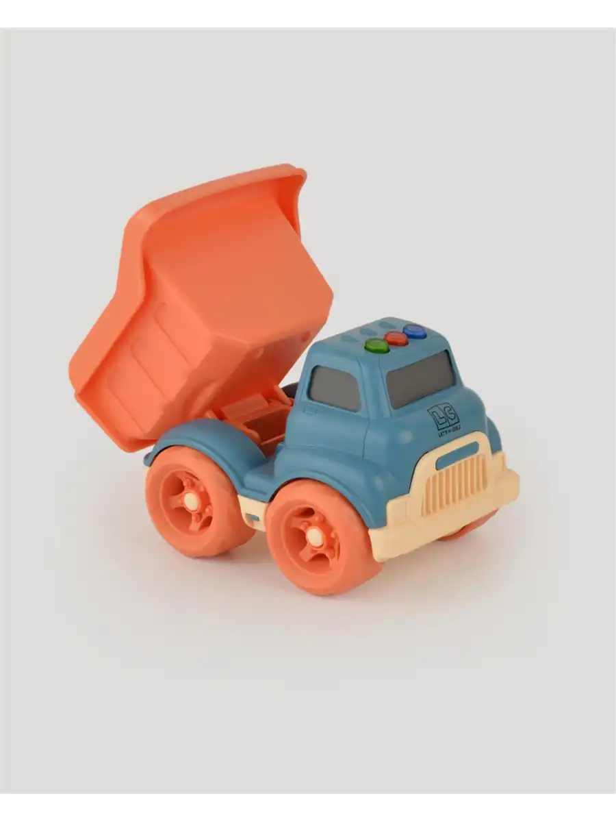 Lüx Turkuaz Sesli ve Işıklı Minik Kamyon - Plastik Kamyon - Kırılmaz Oyuncak - Kırılmaz Kamyon - Işıklı Sesli Kamyon