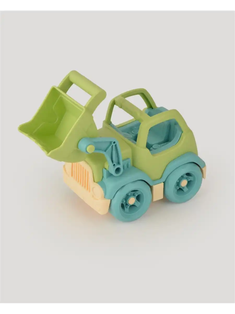Lüx Yeşil Minik Kepçe - Plastik Kepçe - Kırılmaz Oyuncak - Kırılmaz Kepçe Dozer - Kepçe Dozer Setleri