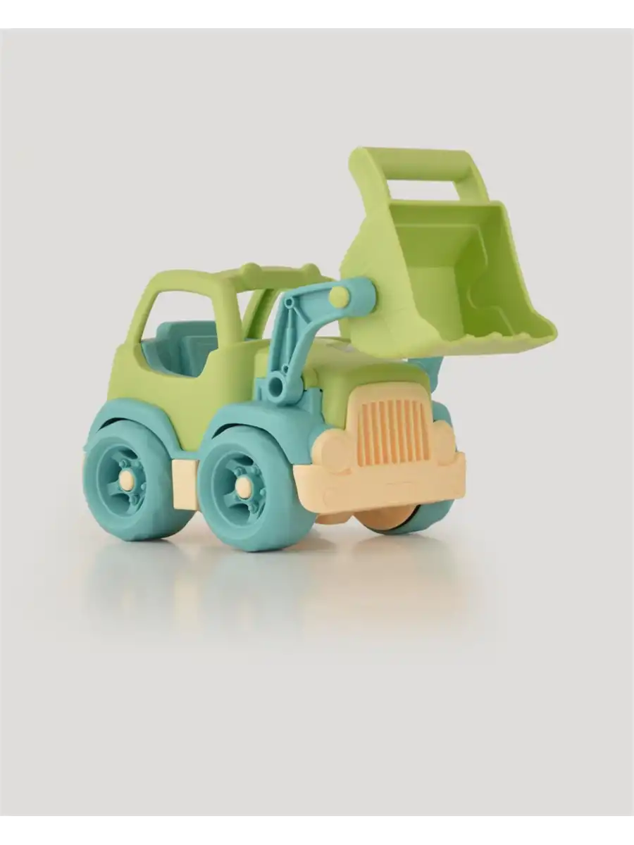 Lüx Yeşil Minik Kepçe - Plastik Kepçe - Kırılmaz Oyuncak - Kırılmaz Kepçe Dozer - Kepçe Dozer Setleri