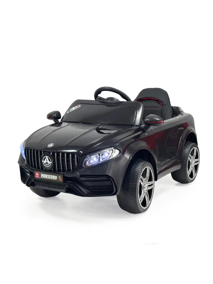 Maestro GT Siyah Uzaktan Kumandalı 4X2 12 Volt Akülü Araba - RC Mercedes Akülü Araba