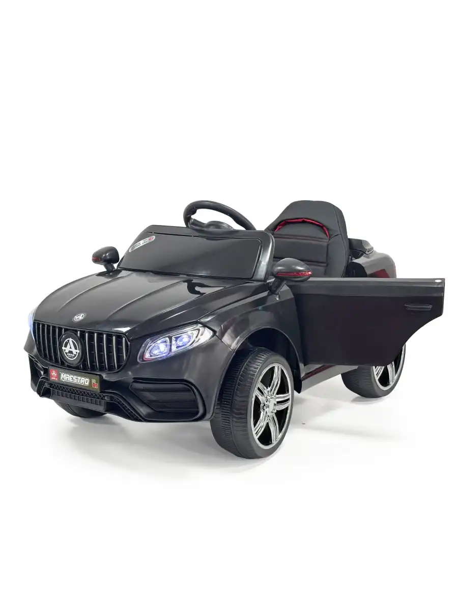 Maestro GT Siyah Uzaktan Kumandalı 4X2 12 Volt Akülü Araba - RC Mercedes Akülü Araba