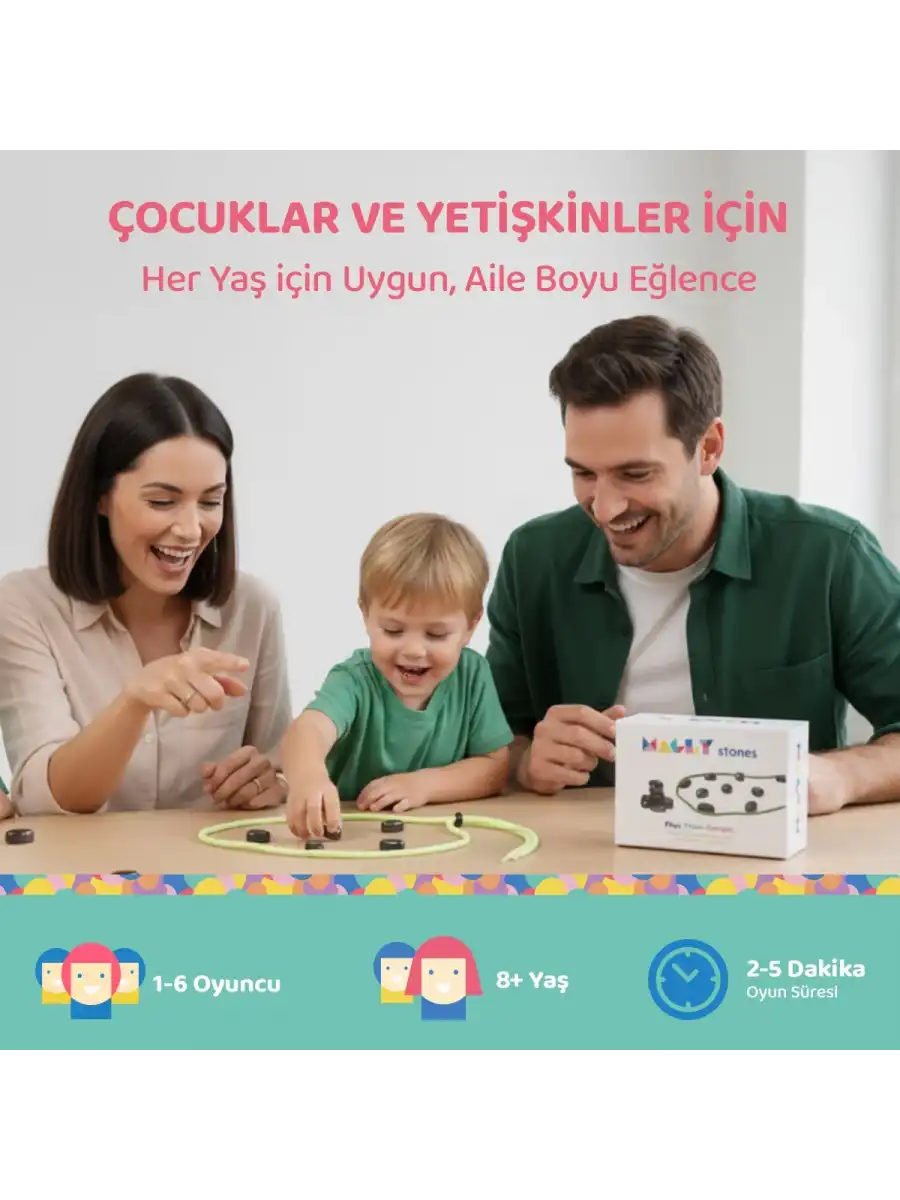 Magly Stones Manyetik Taş Oyunu - Eğlenceli Strateji ve Zeka Oyunu
