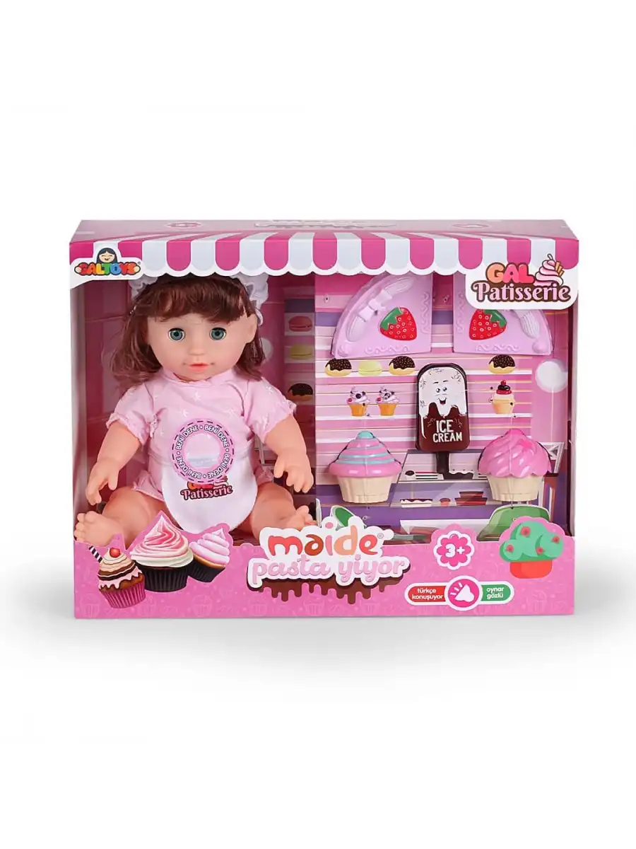Maide Pasta Yiyor - Türkçe Konuşan Maide Et Bebek - Konuşan Bebek - Maide Bebek - Maide Pasta Bebek - Kumral
