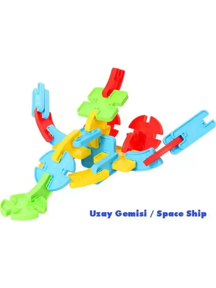 Mega Joesy Eğitici Blok Oyunu 200 Parça - Oyuncak Lego Seti - Birbirine Geçmeli STEM Lego Seti - Eğitici Oyuncak