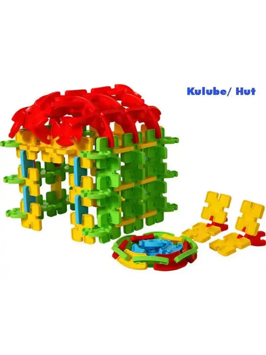 Mega Joesy Eğitici Blok Oyunu 200 Parça - Oyuncak Lego Seti - Birbirine Geçmeli STEM Lego Seti - Eğitici Oyuncak