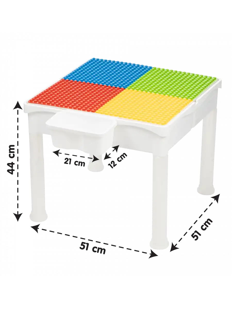 Mega Multi Creative Blok Masa Seti - Slide Blocks - Lego Oyuncakları - Yaratıcı Top Oyunu - Creative Lego