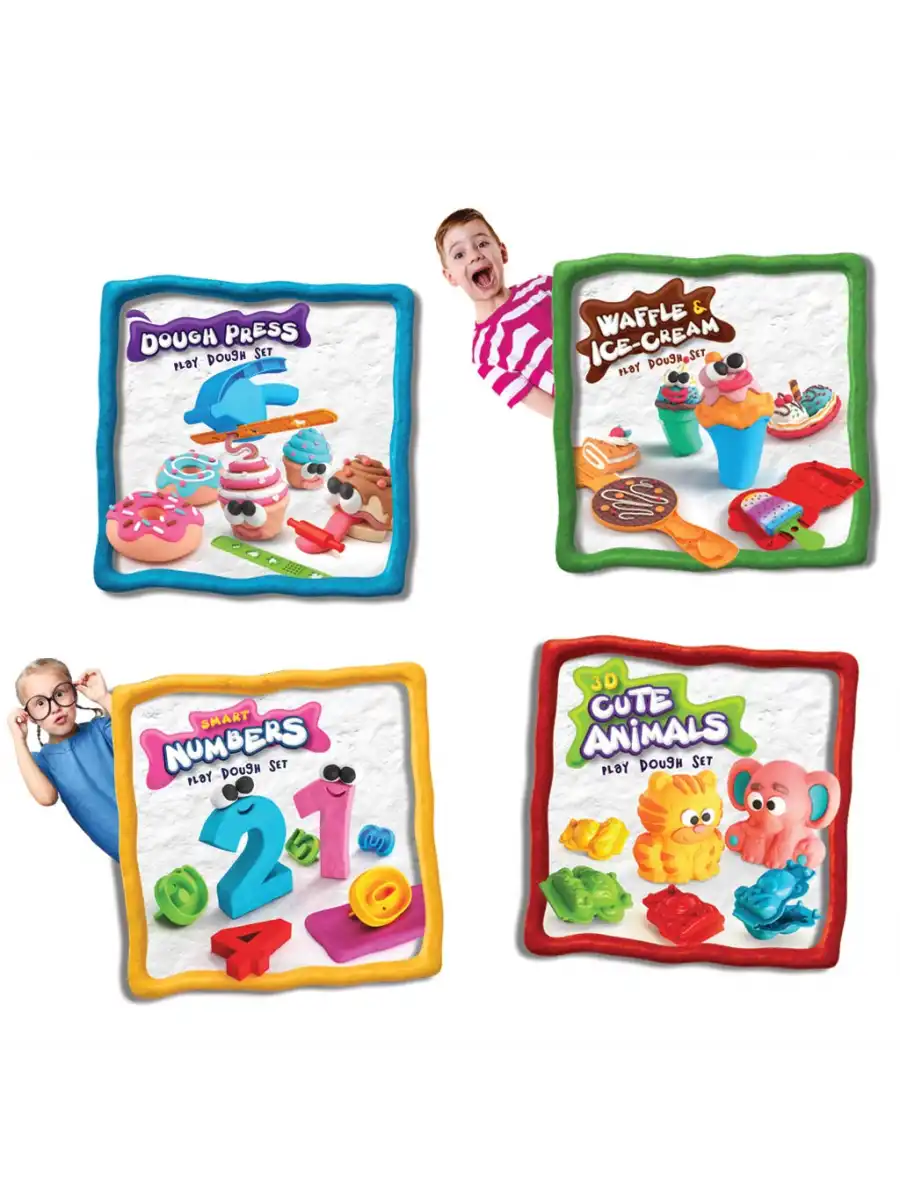 Mega Oyun Hamur Seti 280 Gr. - Oyun Hamuru Seti - Hamur Setleri - Hamur Kalıpları