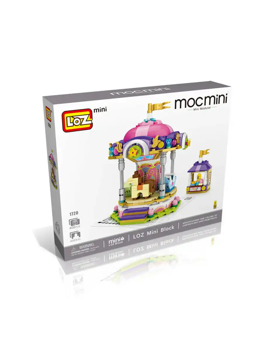 Mikro Blok Atlıkarıncalı Park 406 Parça - Lego Setleri - Loz Mini Lego - Dükkan Lego - Loz Lego - Mikro Bloklar