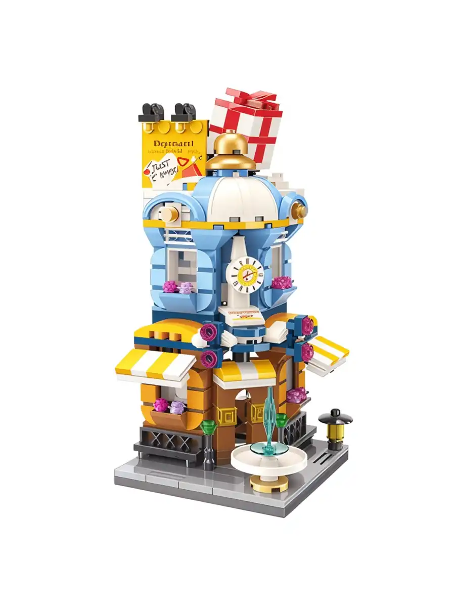 Mikro Blok Hediye Dükkanı 389 Parça - Lego Setleri - Keeppley Mini Lego - Dükkan Lego - KeeppleyLego - Mikro Bloklar