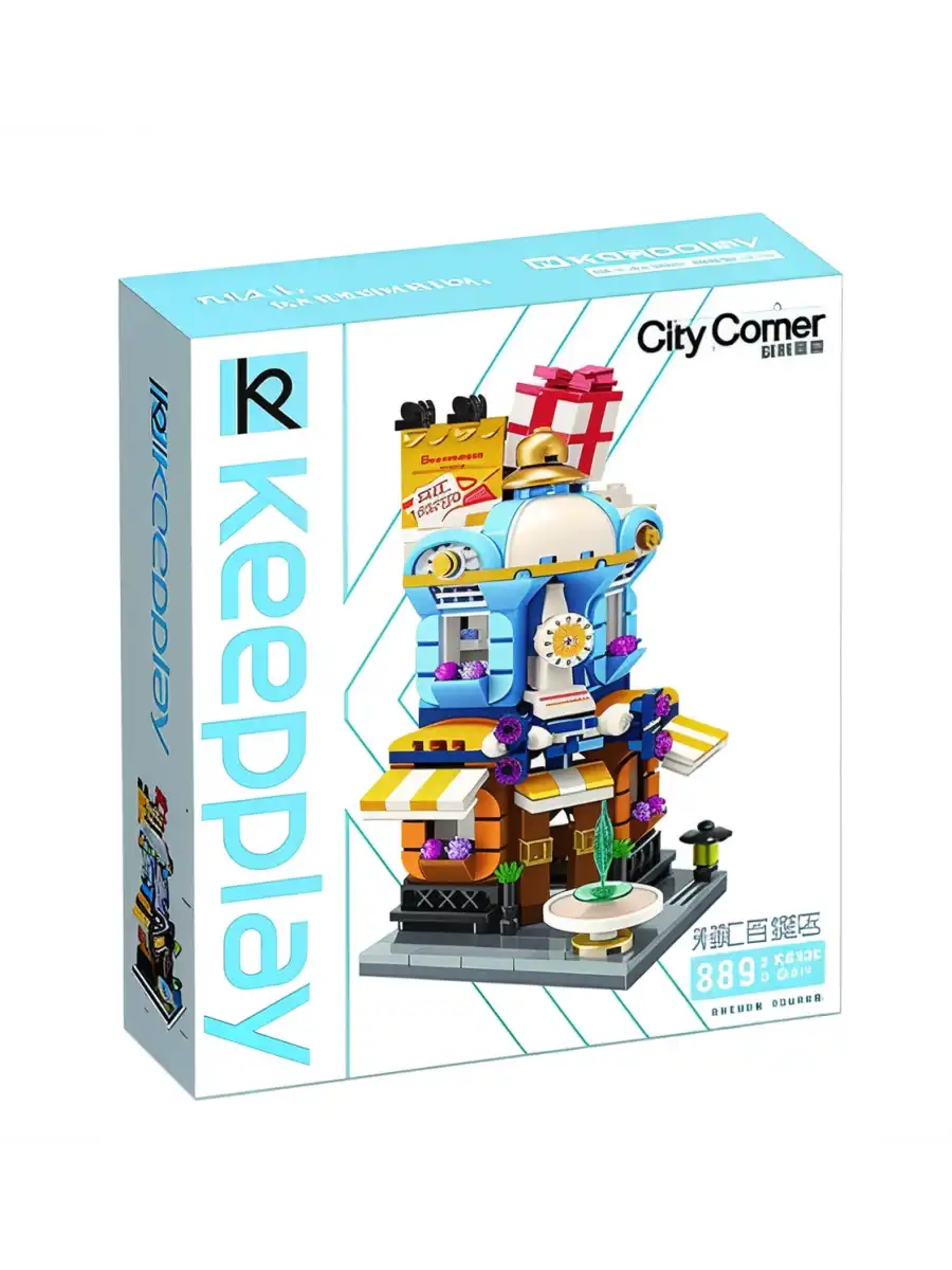 Mikro Blok Hediye Dükkanı 389 Parça - Lego Setleri - Keeppley Mini Lego - Dükkan Lego - KeeppleyLego - Mikro Bloklar