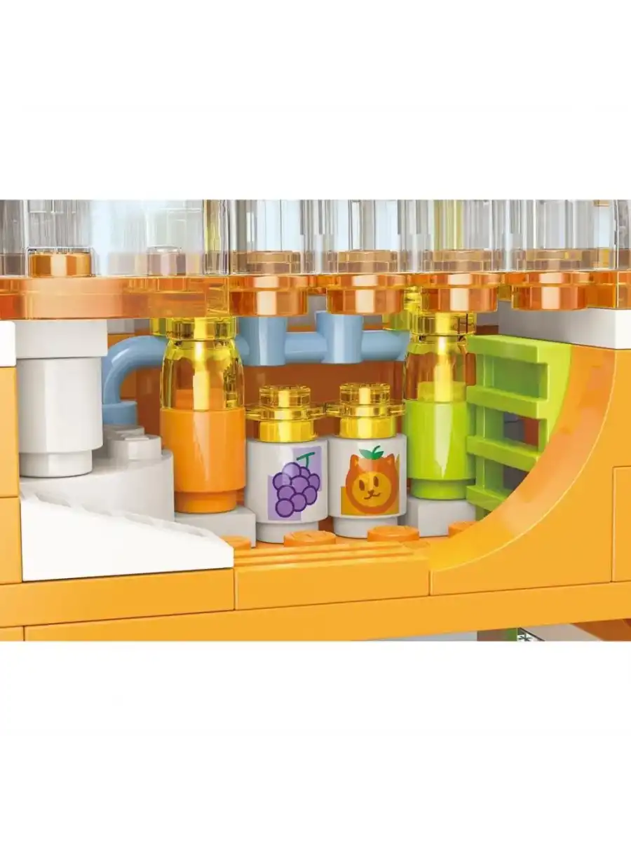Mikro Blok Meyve Suyu Dükkanı 315 Parça - Lego Setleri - Keeppley Mini Lego - Keeppley Lego - Mikro Bloklar