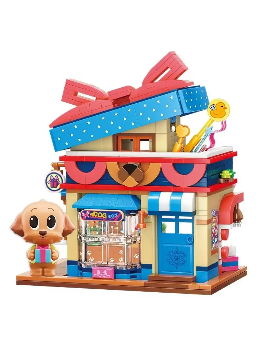 Mikro Blok Oyuncak Dükkanı 374 Parça - Lego Setleri - Keeppley Mini Lego - Keeppley Lego - Mikro Bloklar