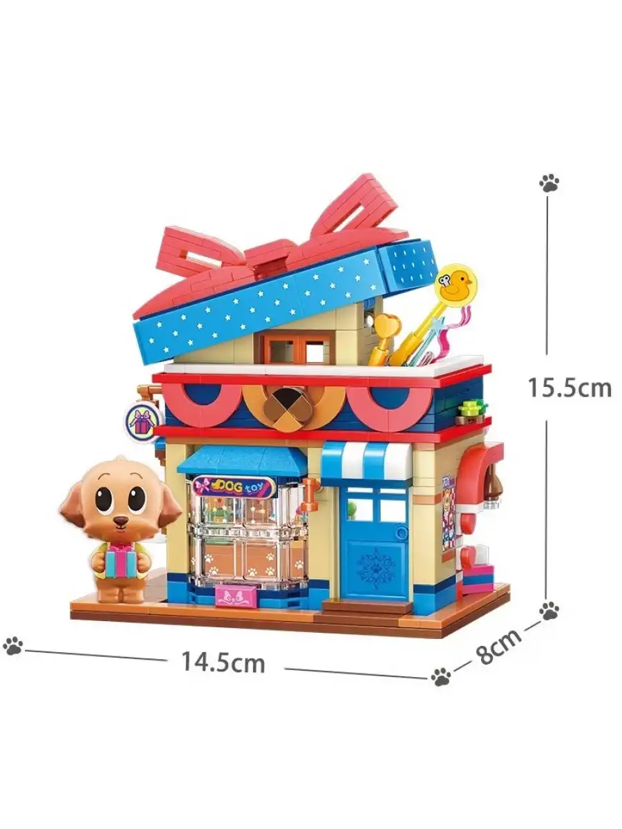 Mikro Blok Oyuncak Dükkanı 374 Parça - Lego Setleri - Keeppley Mini Lego - Keeppley Lego - Mikro Bloklar