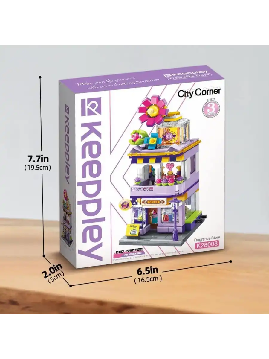 Mikro Blok Parfüm Dükkanı 306 Parça - Lego Setleri - Keeppley Mini Lego - Dükkan Lego - Keeppley Lego - Mikro Bloklar