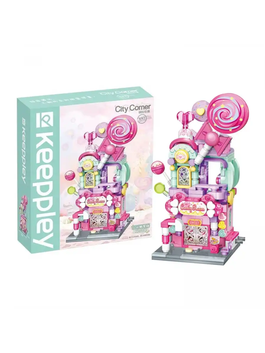 Mikro Blok Şeker Dükkanı 358 Parça - Lego Setleri - Keeppley Mini Lego - Dükkan Lego - Keeppley Lego - Mikro Bloklar