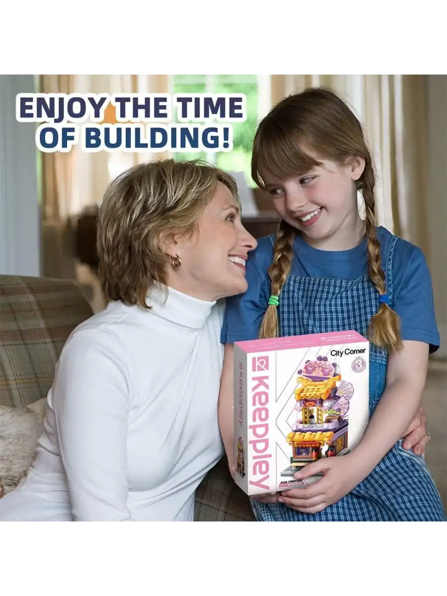 Mikro Blok Yelpaze Dükkanı 294 Parça - Lego Setleri - Keeppley Mini Lego - Dükkan Lego - Keeppley Lego - Mikro Bloklar