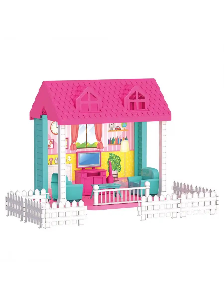 Milanın Bahçe Evi - Ev Oyuncak - Milanın Bahçe Ev Seti - Barbie Ev Seti - Rüya Evi - Oyun Evi