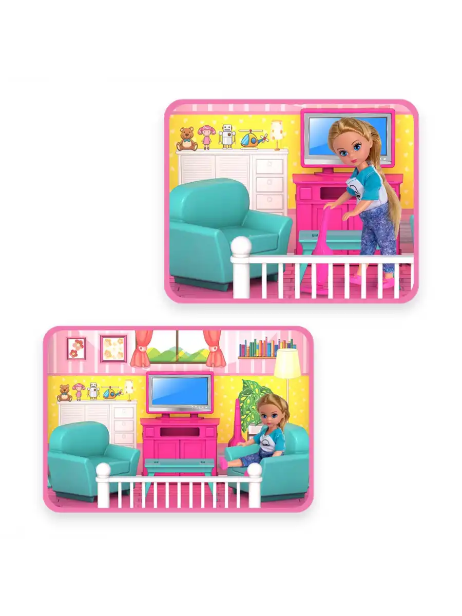 Milanın Bahçe Evi - Ev Oyuncak - Milanın Bahçe Ev Seti - Barbie Ev Seti - Rüya Evi - Oyun Evi