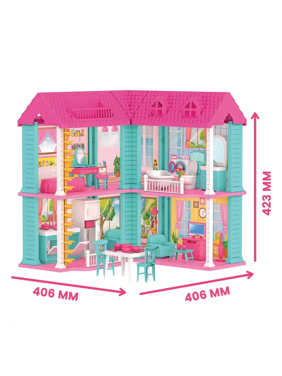 Milanın Okyanus Evi - Ev Oyuncak - Milanın Okyanus Ev Seti - Barbie Ev Seti - Rüya Evi - Oyun Evi