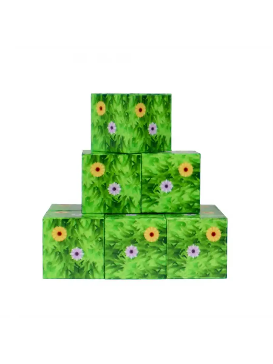Minecraft Çiçekli Çim Desenli Blok Manyetik Lego Minecraft Manyetik Lego Minecraft Lego Megnetic Blocks