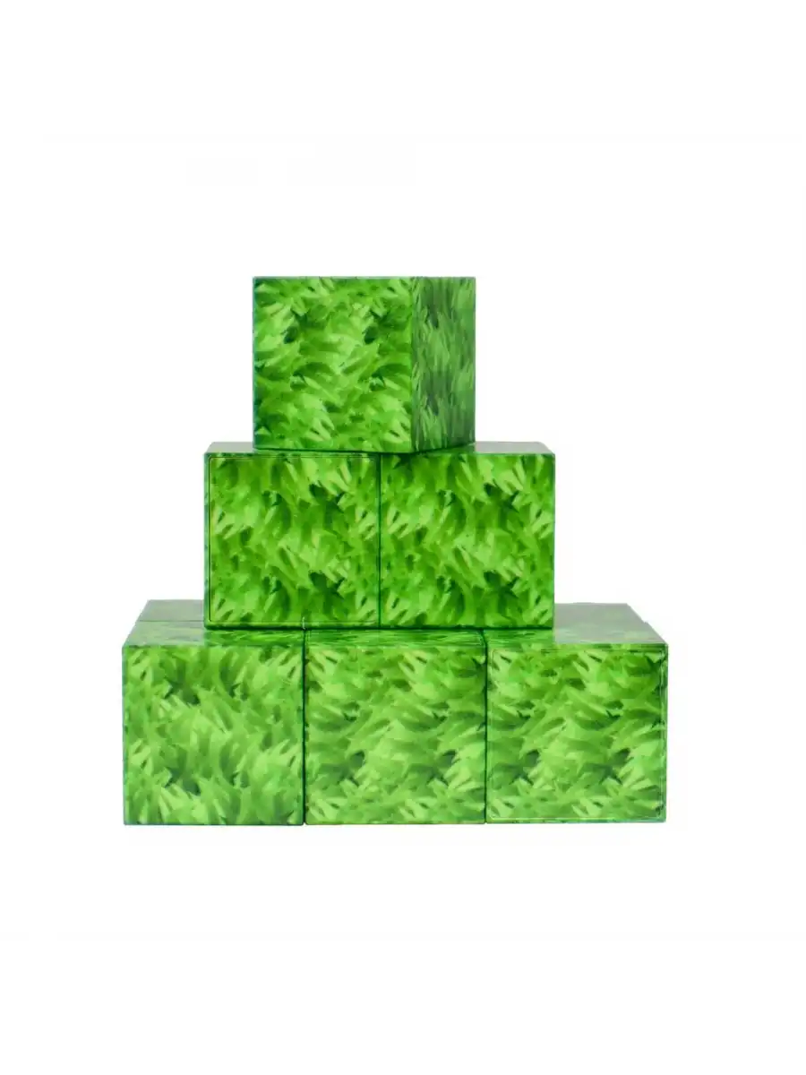 Minecraft Çimen Desenli Blok Manyetik Lego Minecraft Manyetik Lego Minecraft Lego Megnetic Blocks