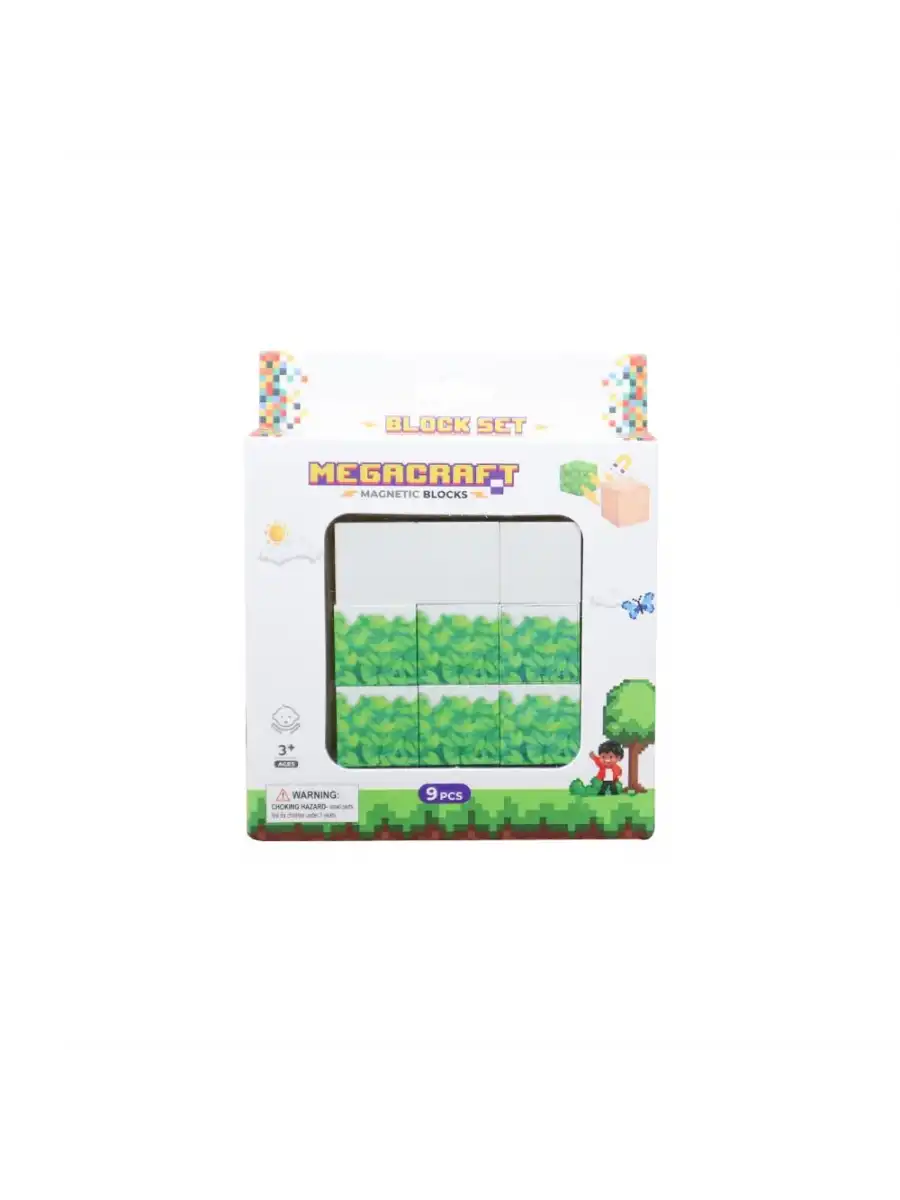 Minecraft Karlı Çimen Desenli Blok Manyetik Lego Minecraft Manyetik Lego Minecraft Lego Megnetic Blocks