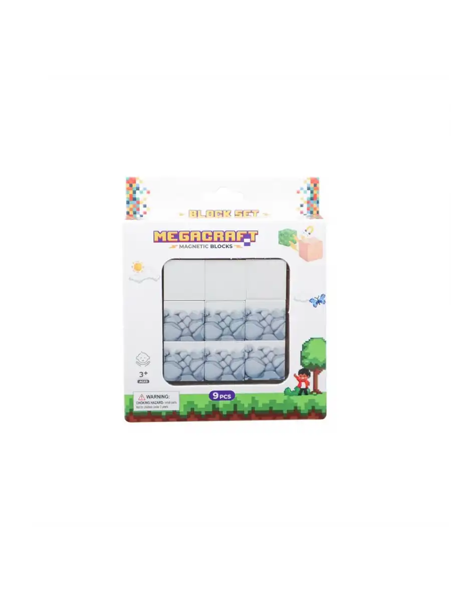 Minecraft Karlı Taş Desenli Blok Manyetik Lego Minecraft Manyetik Lego Minecraft Lego Megnetic Blocks