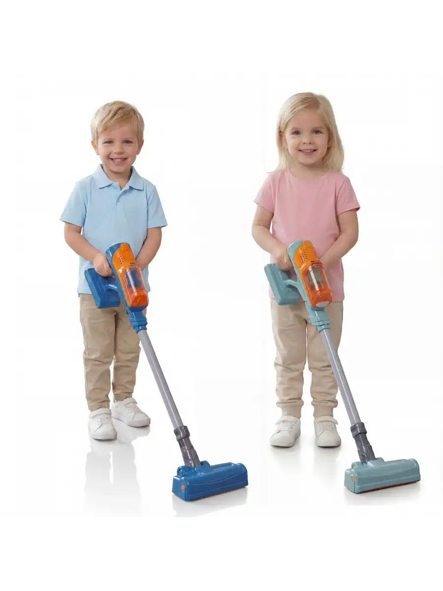 Mini Clean 2’si 1 Arada Sesli Oyuncak Elektrikli Süpürge – 70 cm