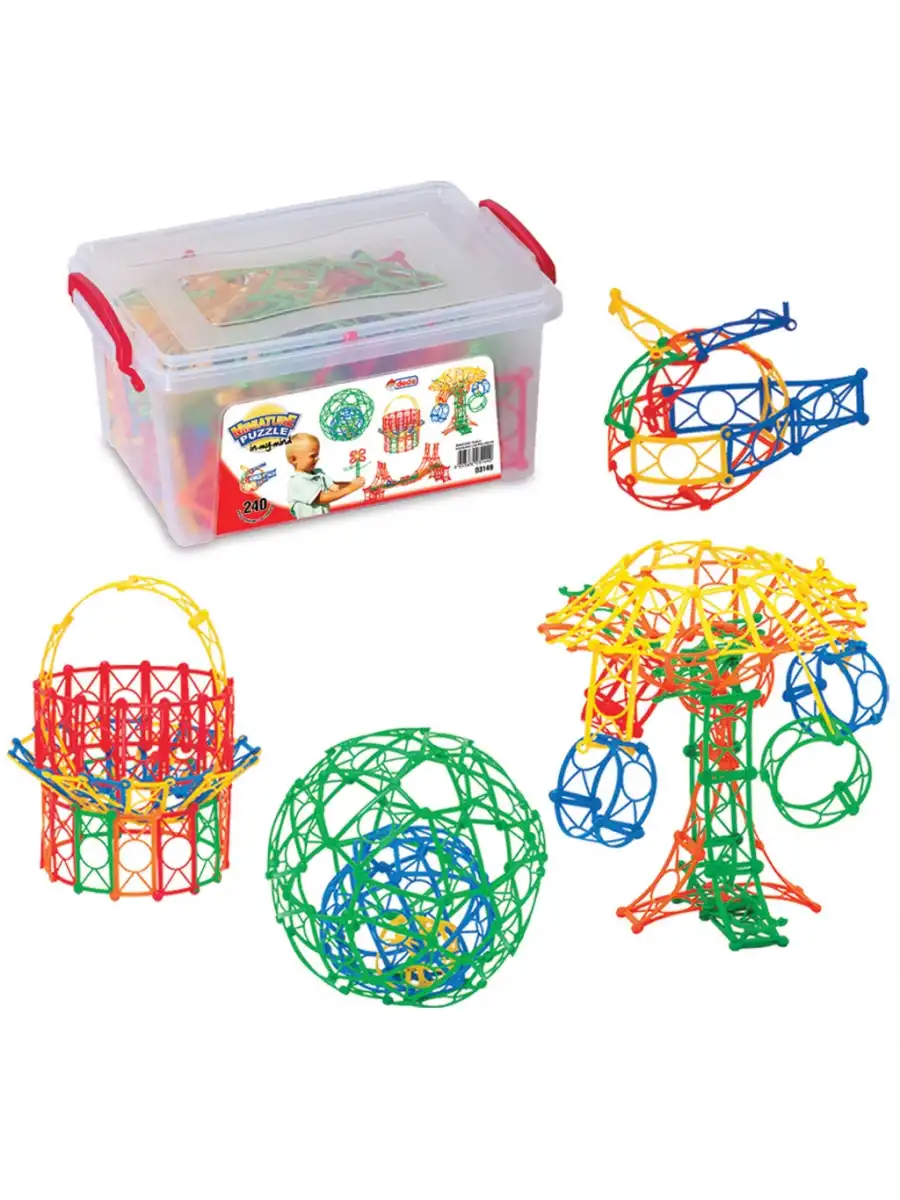 Minyatür Lego (240 Parça) - Minyatür Puzzle - Minyatür Bloklar - 3D Legolar Oyuncak