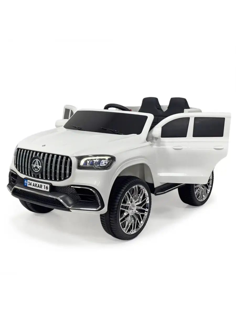 Miracle GT Beyaz Uzaktan Kumandalı 4X2 12 Volt Akülü Araba - RC Mercedes Akülü Araba