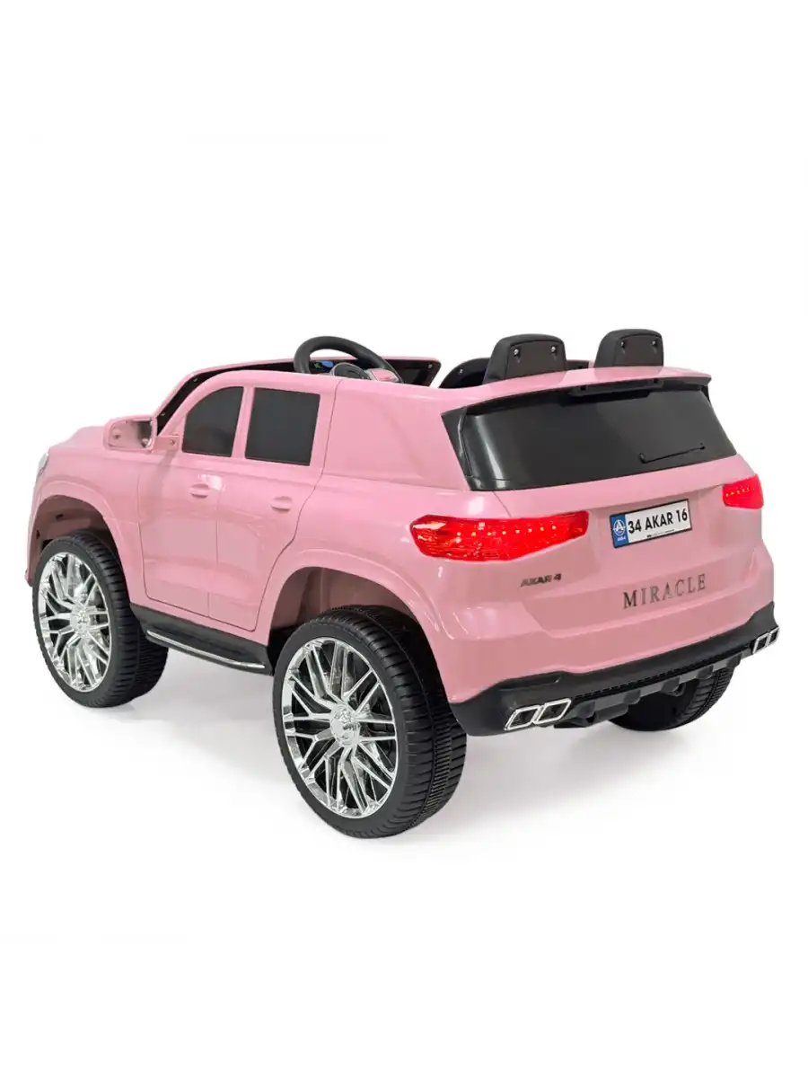 Miracle GT Pembe Uzaktan Kumandalı 4X2 12 Volt Akülü Araba - RC Mercedes Akülü Araba
