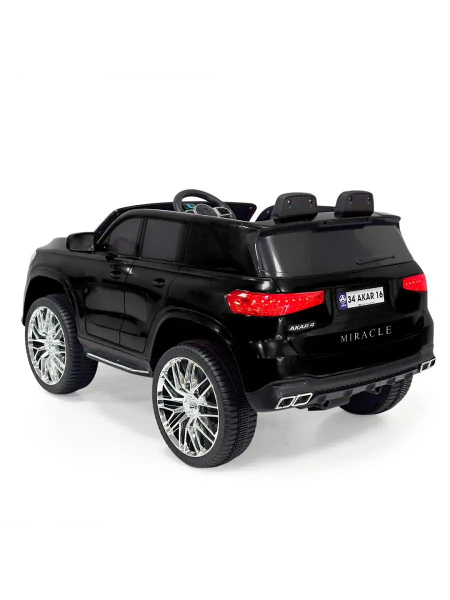 Miracle GT Siyah Uzaktan Kumandalı 4X2 12 Volt Akülü Araba - RC Mercedes Akülü Araba