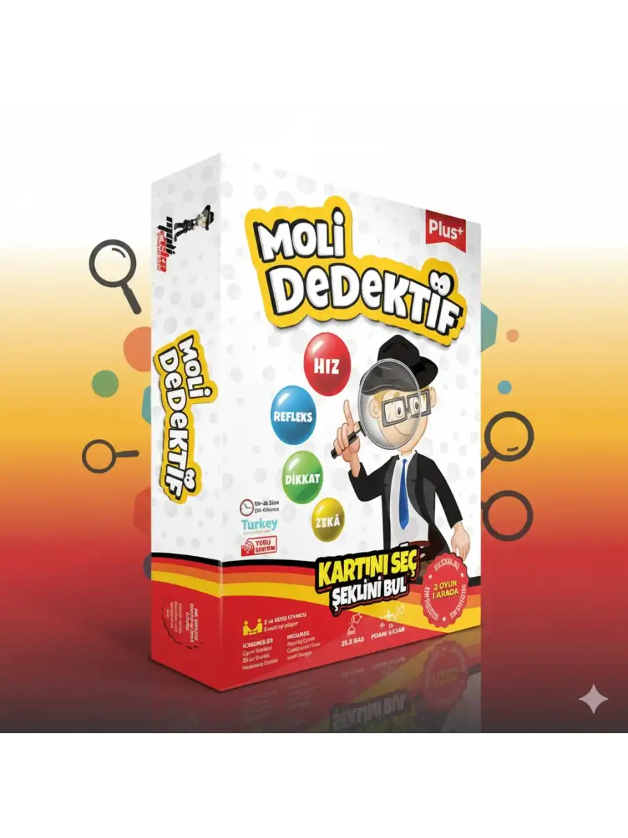 Moli Dedektif Oyunu - Akıl ve Zeka Oyunu - Görsel Dikkat Oyunu - Strateji Oyunu