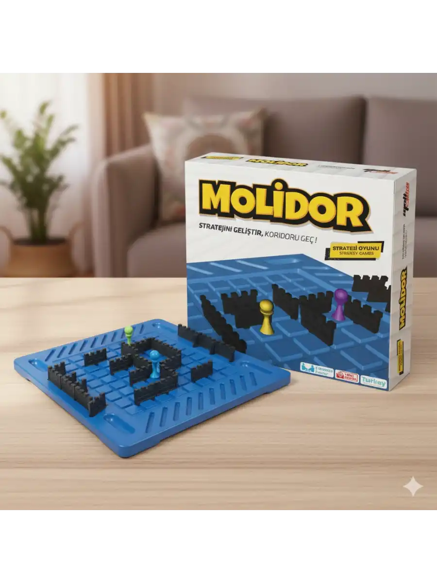 Moli Koridor Oyunu - Molidor Oyunu - Zeka Oyunu Koridor Oyunu - Strateji Oyunu