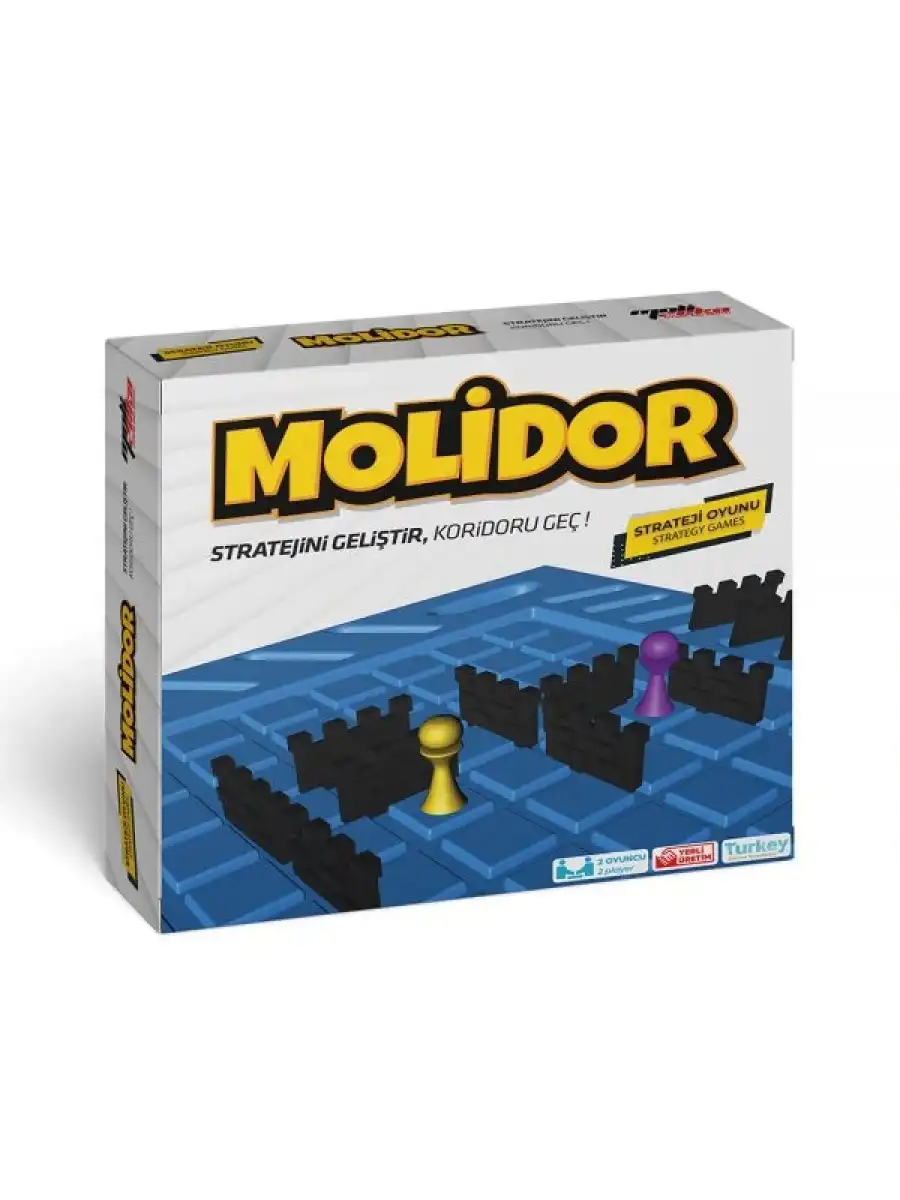 Moli Koridor Oyunu - Molidor Oyunu - Zeka Oyunu Koridor Oyunu - Strateji Oyunu