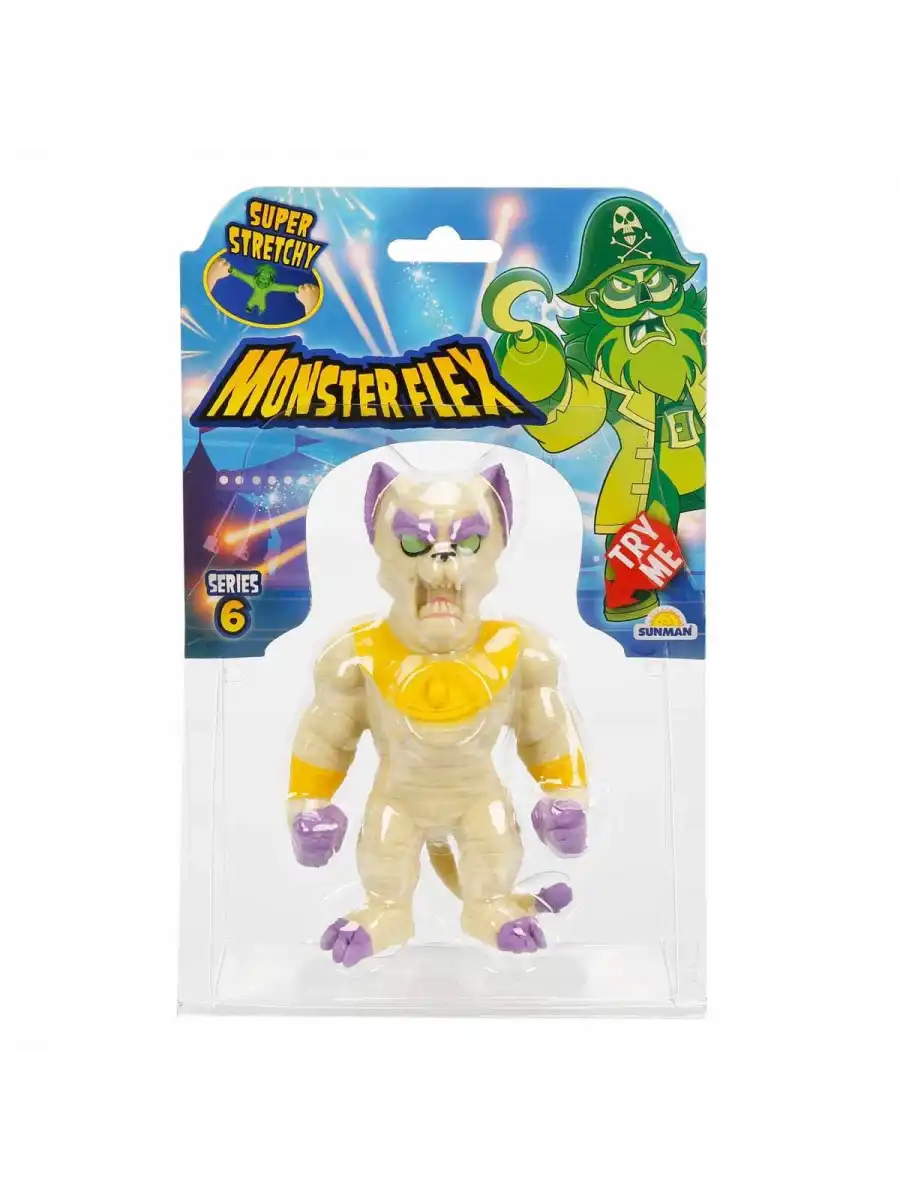 Monster Flex Stretch Mummy Cat Figür - Monster Stretch Figür - Esneyen Oyuncakları Esneyebilen Oyuncak