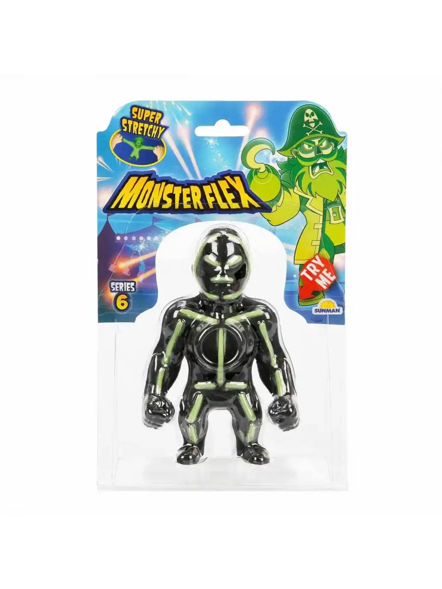 Monster Flex Stretch Neon Man Figür - Monster Stretch Figür - Esneyen Oyuncakları Esneyebilen Oyuncak