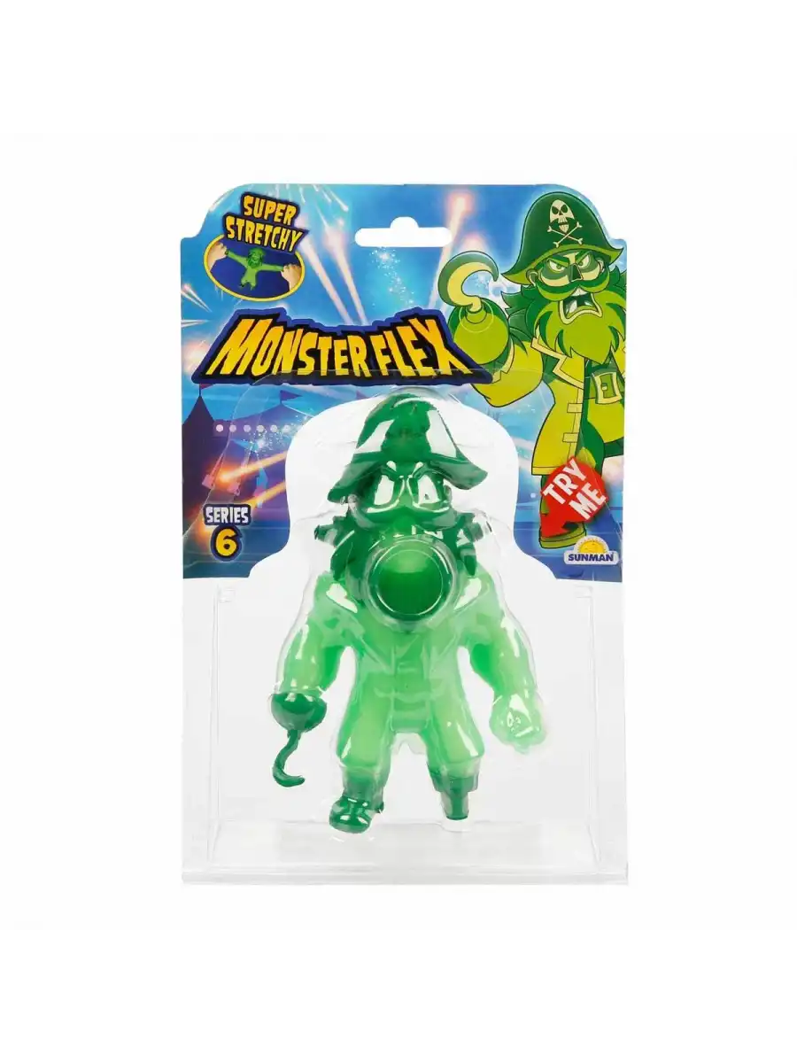 Monster Flex Stretch Phantom Pirate Figür - Monster Stretch Figür - Esneyen Oyuncakları Esneyebilen Oyuncak