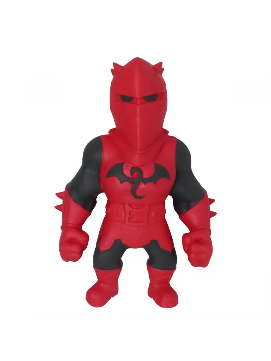 Monster Flex Stretch Red Knight Figür - Monster Stretch Figür - Esneyen Oyuncakları Esneyebilen Oyuncak