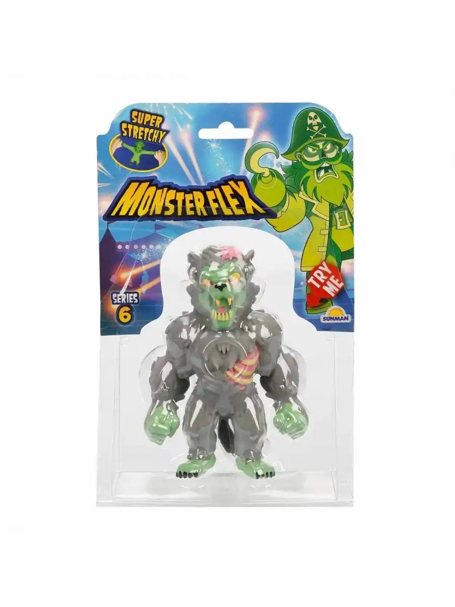 Monster Flex Stretch Zombie Werewolf Figür - Monster Stretch Figür - Esneyen Oyuncakları Esneyebilen Oyuncak