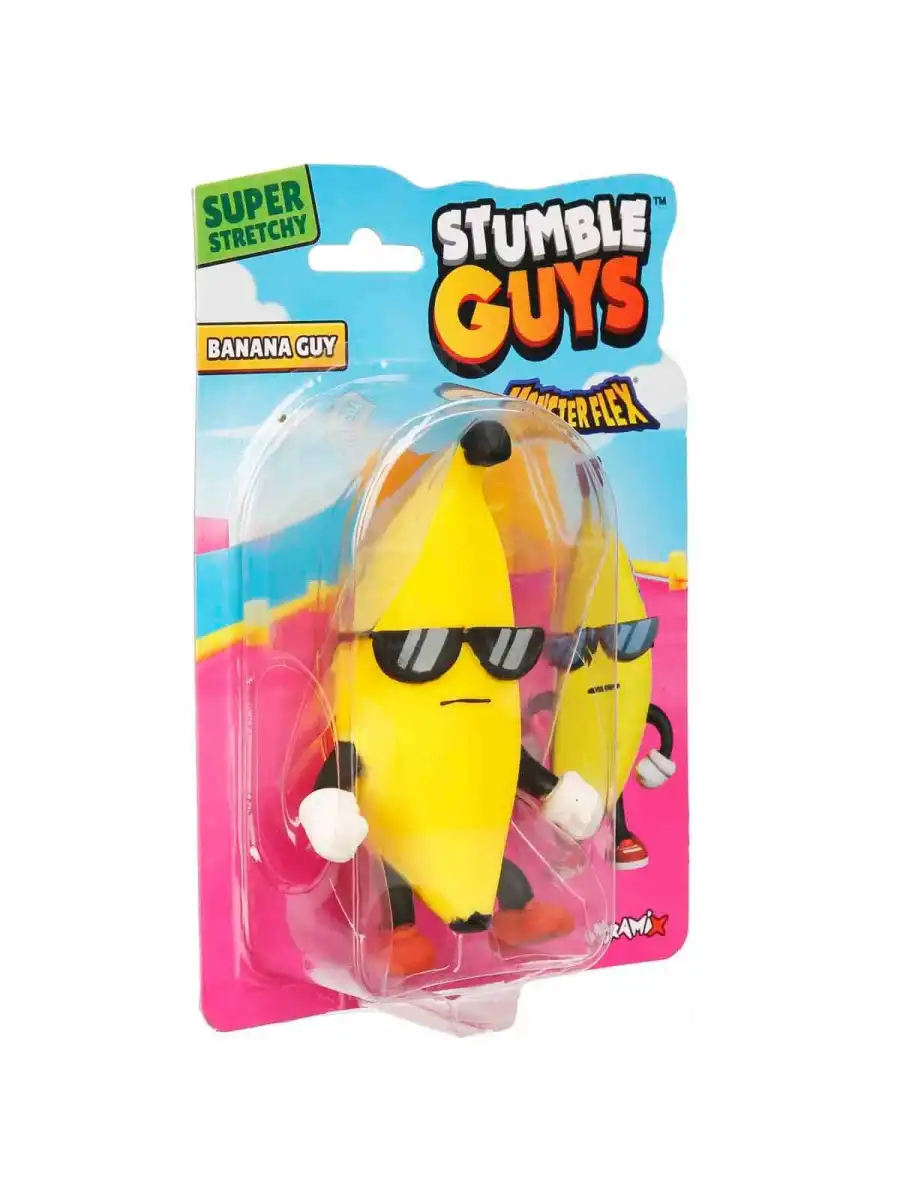 Monster Flex Stumble Guys Stretch Banana Guy Figür - Stumble Guys Stretch Figür - Stumble Guys Oyuncakları