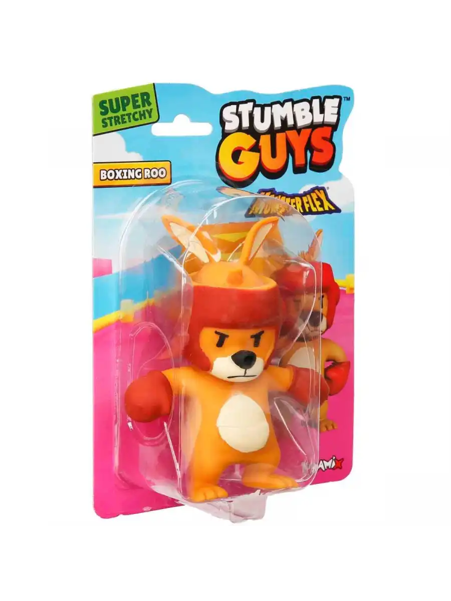 Monster Flex Stumble Guys Stretch Boxing Roo Figür - Stumble Guys Stretch Figür - Stumble Guys Oyuncakları