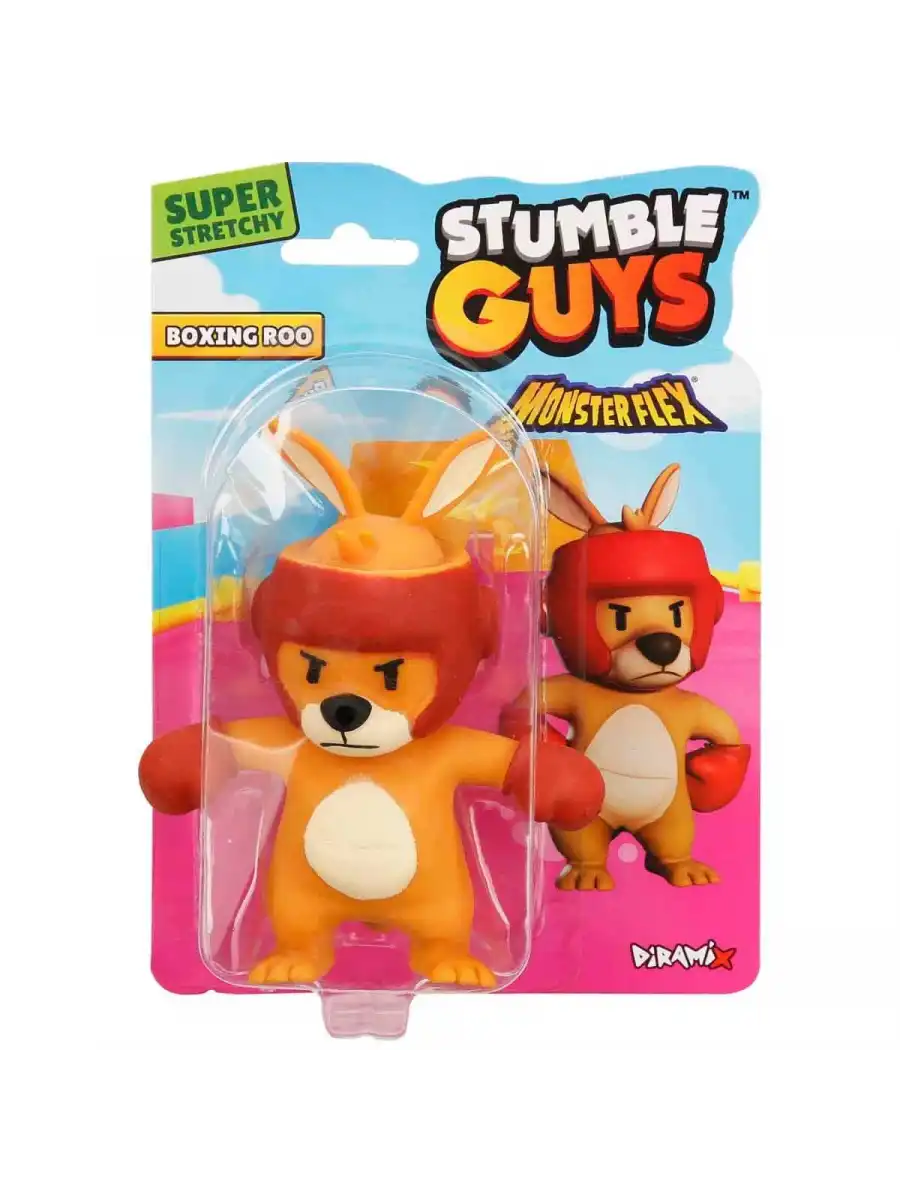 Monster Flex Stumble Guys Stretch Boxing Roo Figür - Stumble Guys Stretch Figür - Stumble Guys Oyuncakları