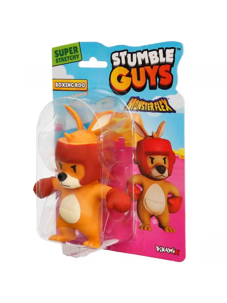 Monster Flex Stumble Guys Stretch Boxing Roo Figür - Stumble Guys Stretch Figür - Stumble Guys Oyuncakları