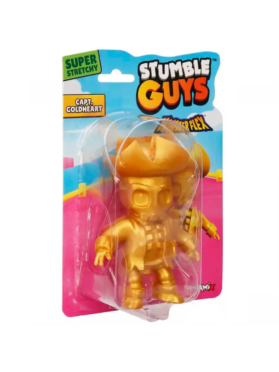 Monster Flex Stumble Guys Stretch Capt Goldheart Figür - Stumble Guys Stretch Figür - Stumble Guys Oyuncakları