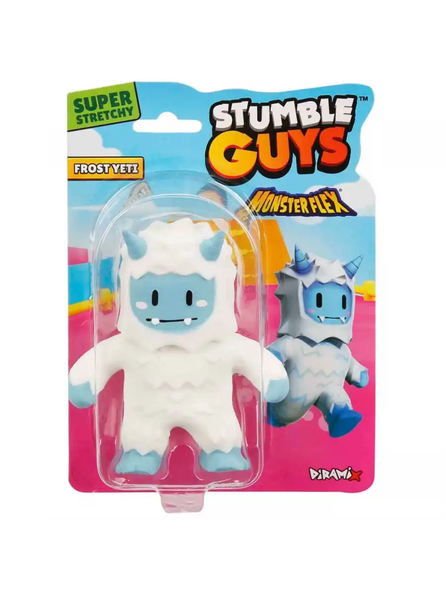 Monster Flex Stumble Guys Stretch Frost Yeti Figür - Stumble Guys Stretch Figür - Stumble Guys Oyuncakları