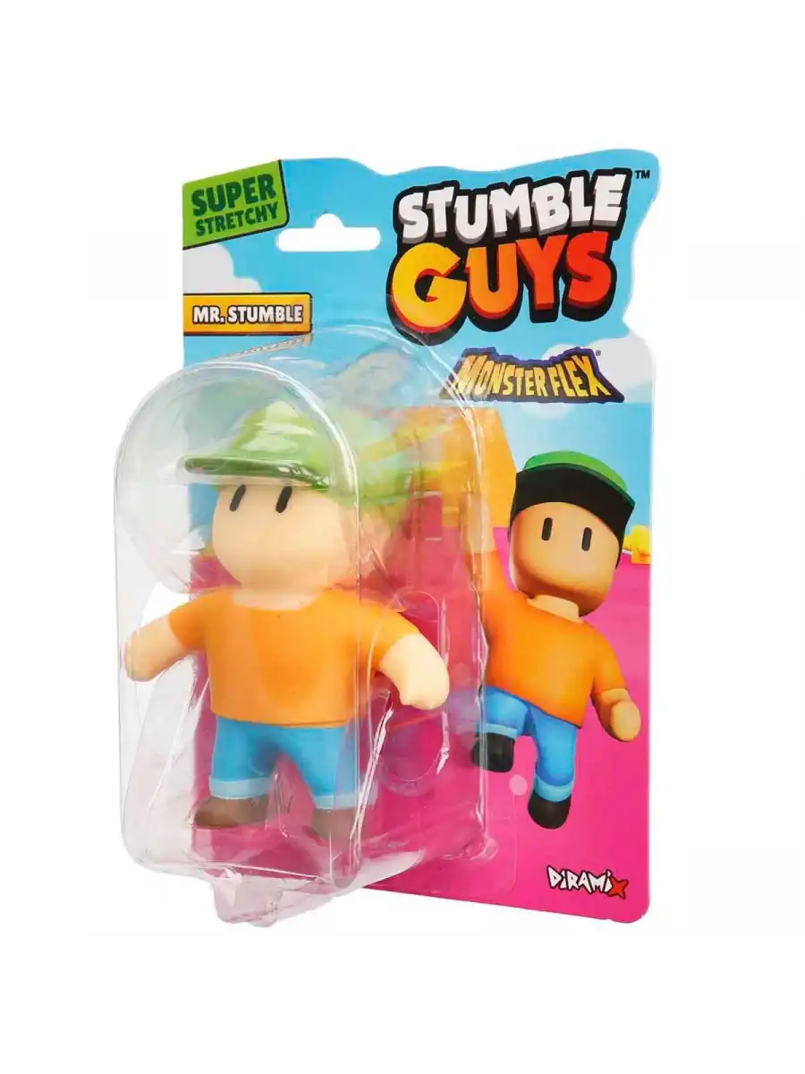 Monster Flex Stumble Guys Stretch Mr. Stumble Figür - Stumble Guys Stretch Figür - Stumble Guys Oyuncakları