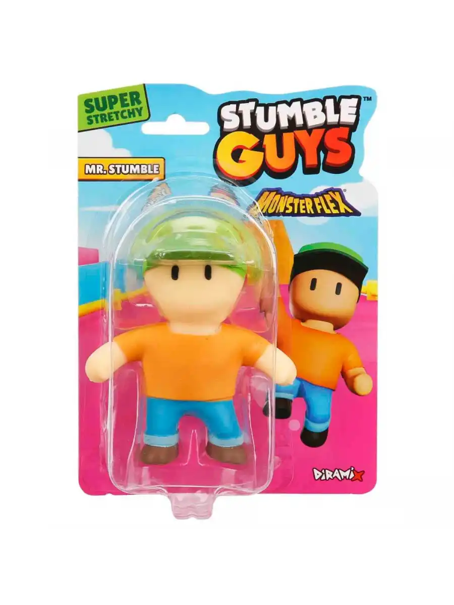 Monster Flex Stumble Guys Stretch Mr. Stumble Figür - Stumble Guys Stretch Figür - Stumble Guys Oyuncakları