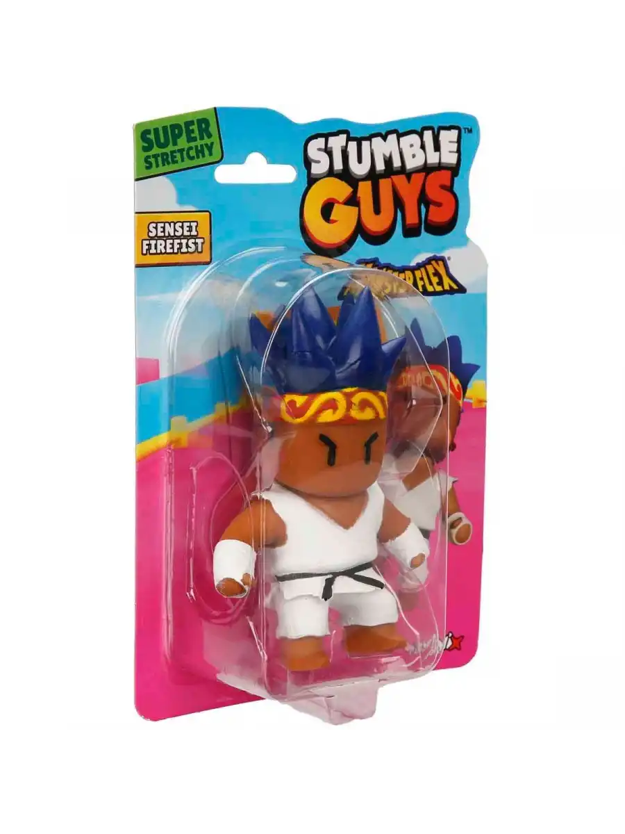 Monster Flex Stumble Guys Stretch Sensei Firefist Figür - Stumble Guys Stretch Figür - Stumble Guys Oyuncakları