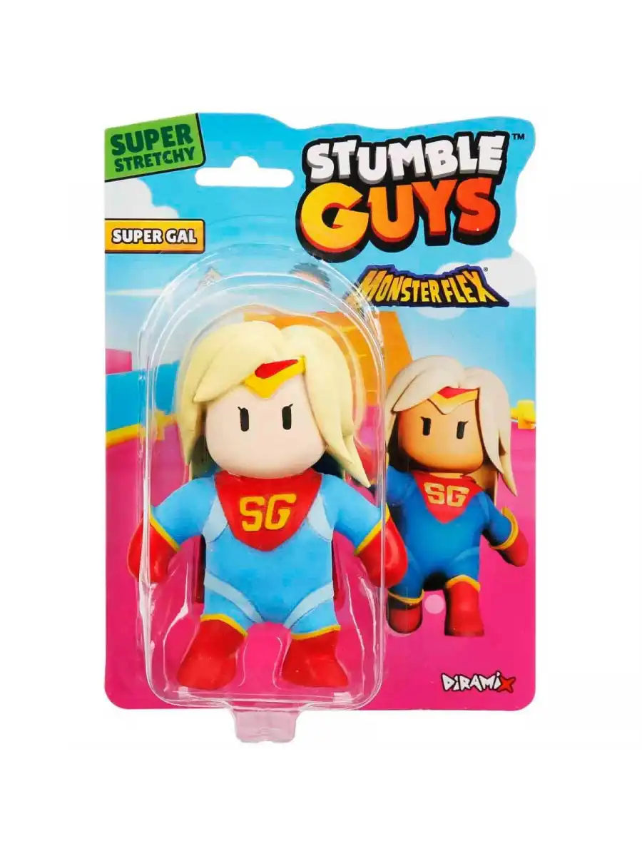Monster Flex Stumble Guys Stretch Super Gal Figür - Stumble Guys Stretch Figür - Stumble Guys Oyuncakları